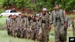 Suriyeli Kürtlere yardıma giden PKK militanları