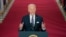 TT Joe Biden phát biểu về dịch COVID-19 trong bài diễn văn 'giờ vàng' từ Phòng phía Đông của Tòa Bạch Ốc, hôm thứ Năm 11/3/2021 tại Washington. (AP Photo/Andrew Harnik)