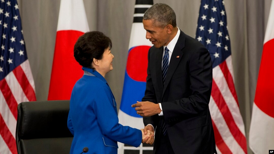La presidenta surcoreana, Park Geun-hye, asistió la semana pasada a la cumbre nuclear en Washington de la el presidente Barack Obama fue anfitrión.
