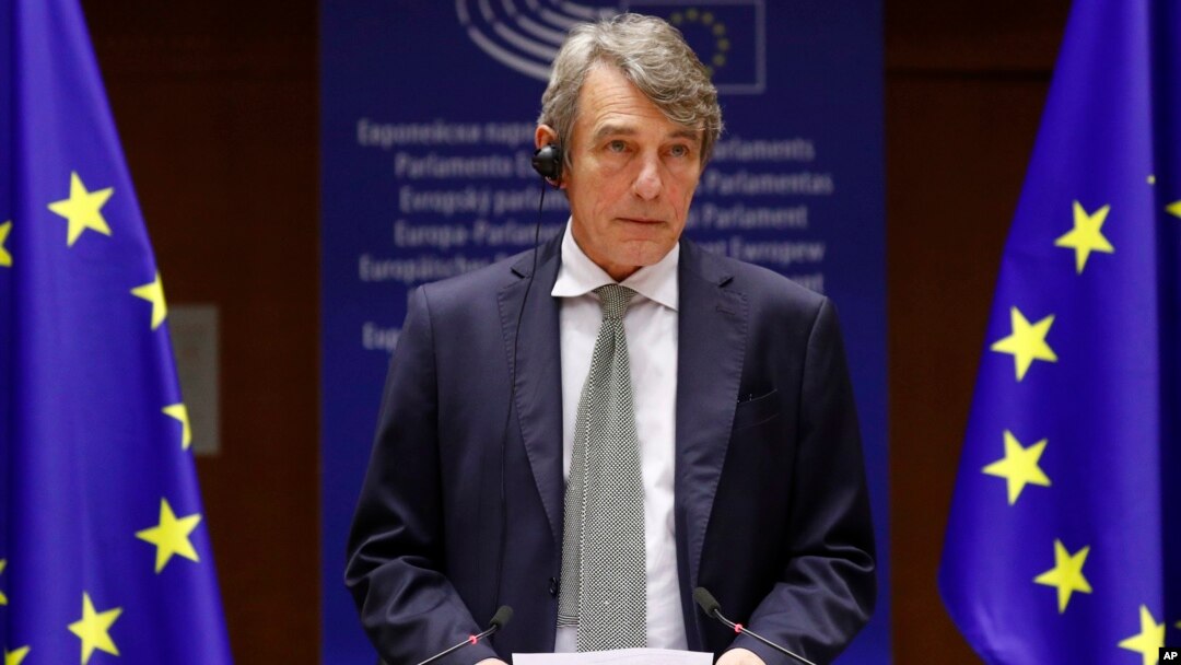 David Sassoli, presiden parlemen Eropa, dilarang memasuki Rusia (foto: dok).