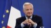 资料照 - 法国财政部长布吕诺·勒梅尔（Bruno Le Maire）2022年9月26日在巴黎法国财政部出席记者会，介绍法国2023财政年度预算计划。