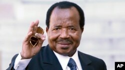 Shugaban Kamaru Paul Biya wanda zai sake tsayawa takara