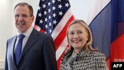 Сергей Лавров и Хилари Клинтон. Архивное фото.