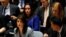 Đại sứ Mỹ tại LHQ Nikki Haley đọc diễn văn tại Hội đồng Bảo an về Syria tại New York ngày 12/3/2018. 