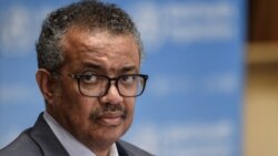 Shugaban Hukumar Lafiya Ta Duniya Tedros Adhanom Ghebreyesus.