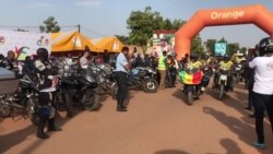 Les motards prêchent l'intégration régionale à Ouagadougou