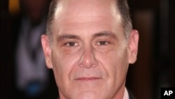 Matthew Weiner poses for photographers upon arrival for the Premiere of "The Romanoffs," at a central London cinema, Oct 2, 2018.