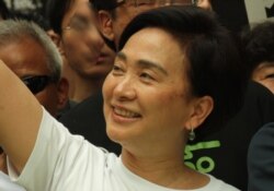 Emily Lau, a Hong Kong politician and member of the Legislative Council in the geographical seat of New Territories East.