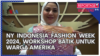 Reportase Weekend: New York Indonesia Fashion Week 2024, Workshop Batik untuk Warga Amerika