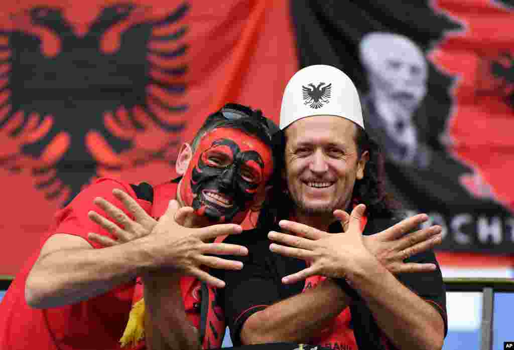 Soccer Euro 2016 Albania Switzerland