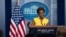 White House deputy press secretary Karine Jean-Pierre speaks during a press briefing at the White House, Wednesday, May 26, 2021, in Washington. (AP Photo/Evan Vucci)