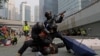 More Violence Grips Hong Kong Ahead of China's National Day