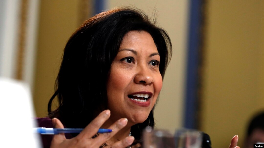 La congresista Norma Torres concedió una entrevista a la Voz de América vía telefónica el miércoles 5 de mayo de 2021. [Foto: Archivo/Reuters]