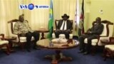 VOA60 AFIRKA: SOUTH SOUDAN An Rantsar da Sabon Shugaban 'Yan Tawayen Sudan ta Kudu Riek Machar a Matsayin Mataimakin Shugaban kasa.