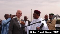 En images : arrivée de Infantino au Niger