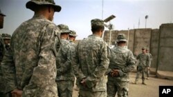 US soldiers serving in Baghdad, Iraq (file photo)