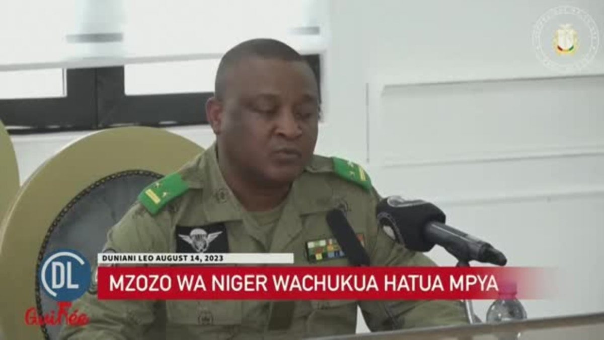 Utawala Wa Kijeshi Uliokamata Madaraka Niger Kumfungulia Mashtaka Ya ...