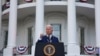 U.S. President Joe Biden delivers remarks at the White House at a celebration of Independence Day in Washington