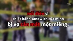 Mỹ: Rút súng bắn vợ vì ăn vụng bánh sandwich