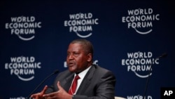 Tajiri mkubwa sana wa Nigeria Aliko Dangote.