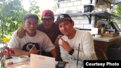 Iwa K, Yudis Dwiko dan presenter Gading Martin (Foto: courtesy)