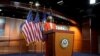 La presidenta de la Cámara de Representantes de EE.UU., Nancy Pelosi, durante una conferencia de prensa en el Capitolio en Washington, D.C. el viernes, 15 de enero de 2021.