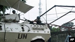 United Nations Peacekeepers protect unarmed civilians in the Democratic Republic of Congo