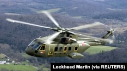 Helikopter Lockheed Martin US101. Israel telah menandatangani kesepakatan dengan Amerika Serikat untuk membeli 12 helikopter Lockheed Martin Corp CH-53K. (Foto: REUTERS/HO/Lockheed Martin)