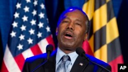 Le ministre du Logement de Donald Trump, Ben Carson, Baltimore, le 1er mars 2016