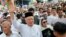 FILE - Former Malaysian Prime Minister Najib Razak and his wife, Rosmah Mansor, attend the Anti-ICERD (International Convention on the Elimination of All Forms of Racial Discrimination) mass rally in Kuala Lumpur, Malaysia, Dec. 8, 2018.