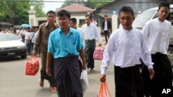 Presiden Myanmar hari Senin (30/12) memberi grasi kepada sejumlah tahanan politik (foto: dok). 