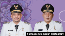 Wali Kota Medan, Muhammad Bobby Afif Nasution, S.E., M.M. (kiri) dan Wakil Wali Kota Medan H.Aulia Rachman, S.E. (Foto: IG/humaspemkomedan)