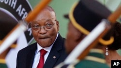 Le président sud-africain Jacob Zuma, 9 février 2017.