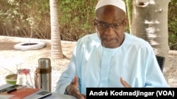 Le député Saleh Kebzabo, président de l'UNDR, au Tchad, le 30 décembre 2020. (VOA/ André Kodmadjingar)