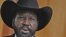 Shugaban sabuwar kasar Sudan ta Kudu Salva Kiir.