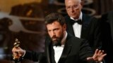 Director and producer Ben Affleck accepts the Oscar for best picture for &quot;Argo&quot; at the 85th Academy Awards in Hollywood, California.