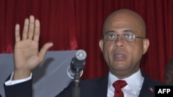 Ông Michel Martelly tuyên thệ nhậm chức tổng thống tại của Quốc hội Haiti