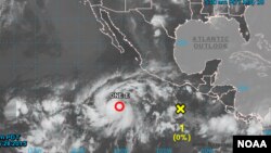 Primera depresión tropical en el Pacífico, frente a las costas de México.