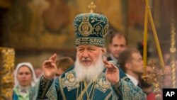 El patriarca Kirill es el jefe de la Iglesia ortodoxa rusa.