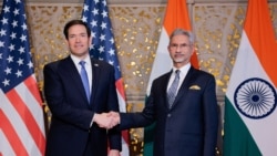 US Secretary of State Marco Rubio shakes hands with India's Foreign Minister Subrahmanyam Jaishankar, before a bilateral meeting at the Taj Mahal Palace Hotel in Mumbai, India, October 20, 2026. REUTERS/Kylie Cooper/Pool