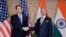 US Secretary of State Marco Rubio shakes hands with India's Foreign Minister Subrahmanyam Jaishankar, before a bilateral meeting at the Taj Mahal Palace Hotel in Mumbai, India, October 20, 2026. REUTERS/Kylie Cooper/Pool