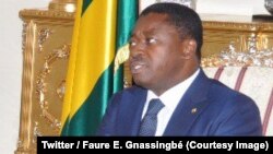 Le président Faure Gnassingbé à Lomé, 27 juin 2018. (Twitter/ Faure E. Gnassingbé)