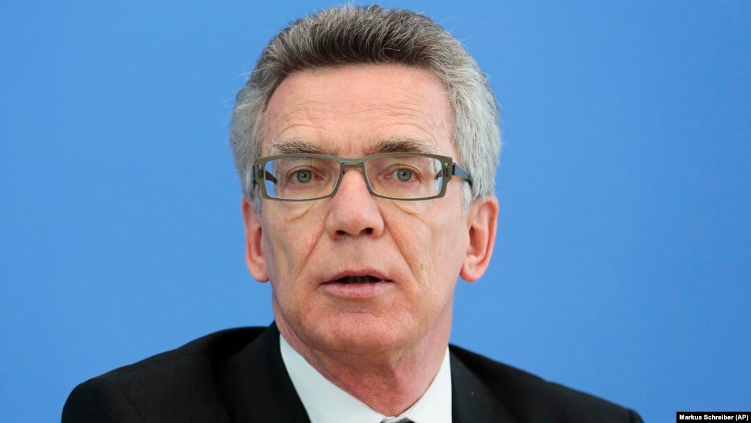 Menteri Dalam Negeri Jerman Thomas de Maiziere (foto: dok).