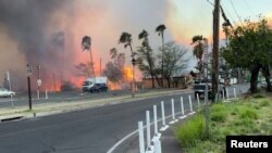 آتش‌سوزی در شهر لاهاینا جزیره مائویی هاوایی - ۸ اوت ۲۰۲۳ (۱۷ مرداد ۱۴۰۲)