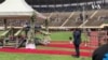 Police and Army Band Play at State Funeral for Former Zimbabwe Leader