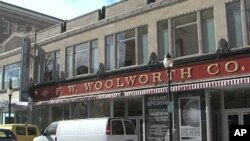 The Woolworth department store in Greensboro, North Carolina that was the site of the famous sit-ins on 1 Feb 1960
