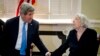 U.S. Secretary of State John Kerry speaks with Moscow Helsinki Group founding member and chairwoman Lyudmila Alekseyeva, U.S. ambassador's residence, Moscow, May 8, 2013.