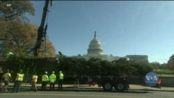 У США вже готуються до Різдва та новорічних свят. Відео