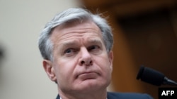 FBI Director Christopher Wray appears before the House Judiciary Committee on Capitol Hill in Washington, DC, on July 24, 2024.