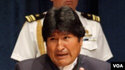 Evo Morales llegó a la ONU desde donde dijo que su país reclama una revolución en la ONU.